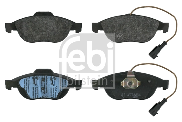 Piduriklotsi komplekt, ketaspidur FEBI BILSTEIN 16293