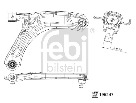 Õõtshoob, käändmik FEBI BILSTEIN 196247