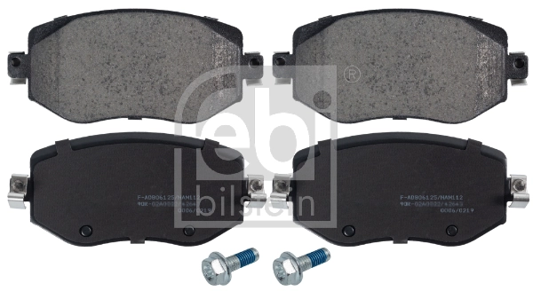 Piduriklotsi komplekt, ketaspidur FEBI BILSTEIN 116245