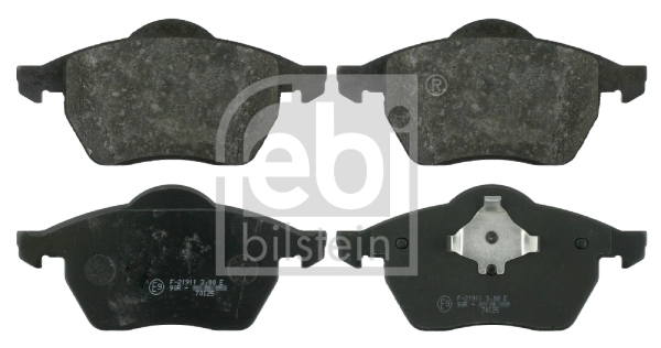 Piduriklotsi komplekt, ketaspidur FEBI BILSTEIN 16280