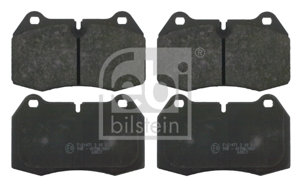 Piduriklotsi komplekt, ketaspidur FEBI BILSTEIN 16109