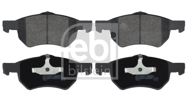 Piduriklotsi komplekt, ketaspidur FEBI BILSTEIN 116262