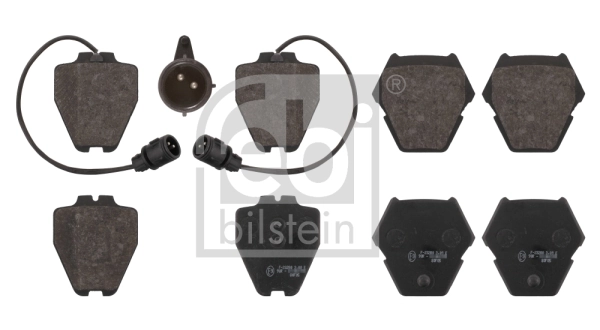 Piduriklotsi komplekt, ketaspidur FEBI BILSTEIN 16763