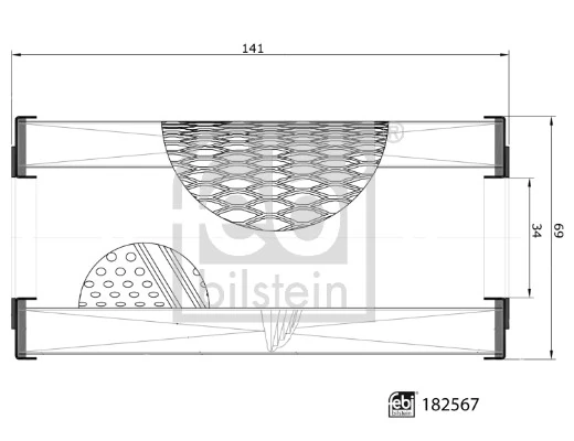 Õlifilter FEBI BILSTEIN 182567