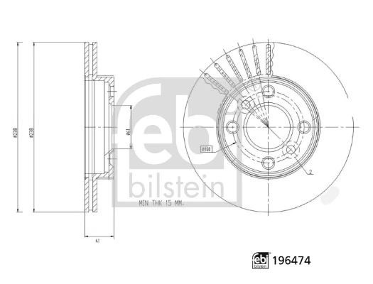 Piduriketas FEBI BILSTEIN 196474