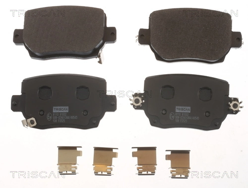Piduriklotsi komplekt, ketaspidur TRISCAN 8110 81002