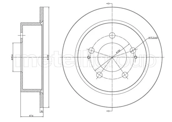 Piduriketas METELLI 23-1561C