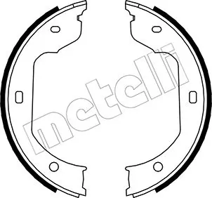 Piduriklotside komplekt, seisupidur METELLI 53-0019