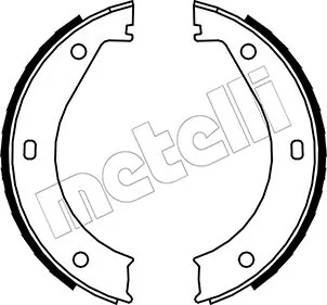 Piduriklotside komplekt, seisupidur METELLI 53-0013