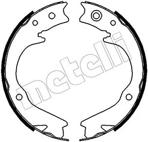 Piduriklotside komplekt, seisupidur METELLI 53-0388
