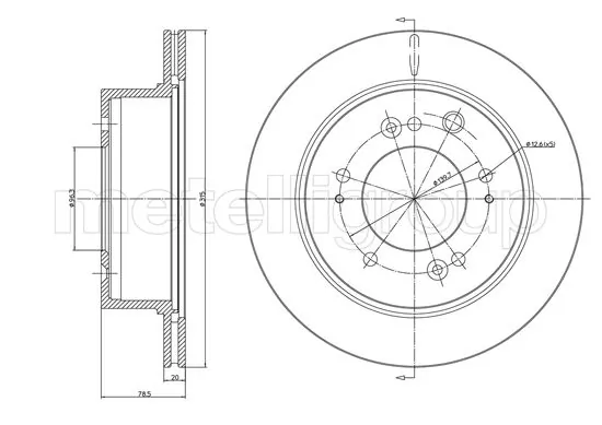 Piduriketas METELLI 23-1344C