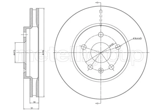 Piduriketas METELLI 23-1006C