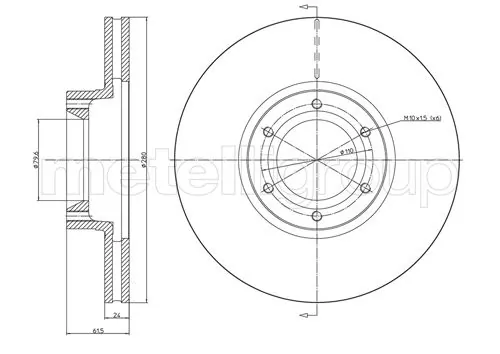 Piduriketas METELLI 23-0499C