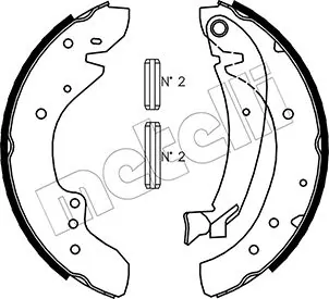 Piduriklotside komplekt METELLI 53-0072