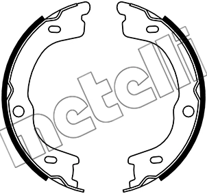 Piduriklotside komplekt, seisupidur METELLI 53-0740