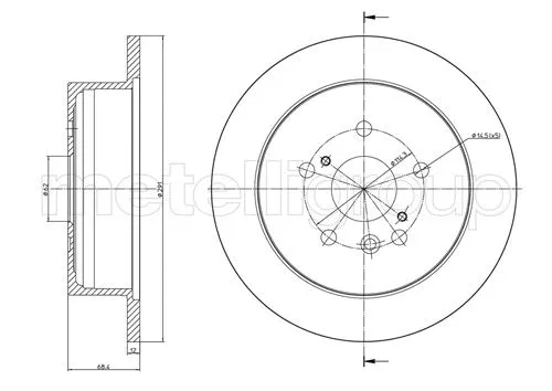 Piduriketas METELLI 23-0802C
