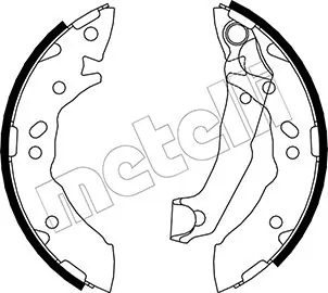 Piduriklotside komplekt METELLI 53-0168