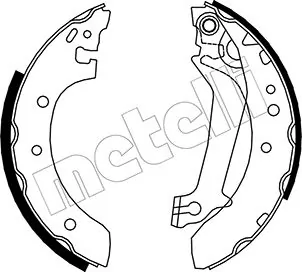 Piduriklotside komplekt METELLI 53-0129
