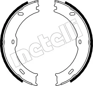 Piduriklotside komplekt, seisupidur METELLI 53-0246