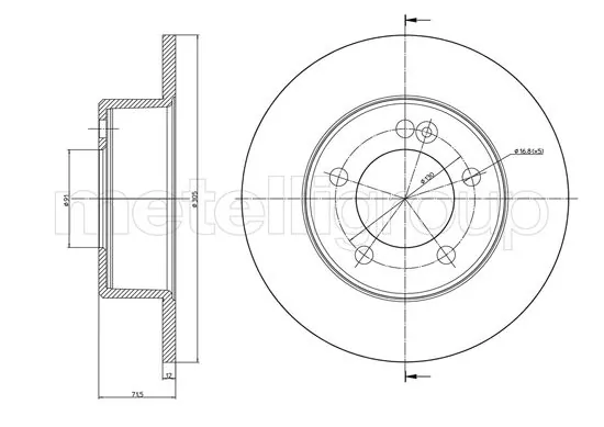 Piduriketas METELLI 23-1386C