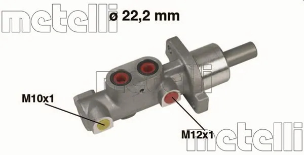 Peapiduri silinder METELLI 05-0297