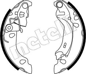 Piduriklotside komplekt METELLI 53-0083