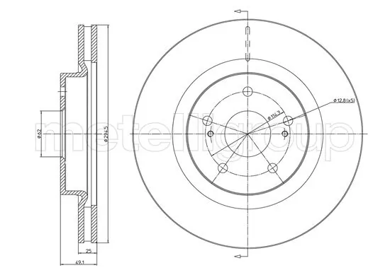 Piduriketas METELLI 23-0966C