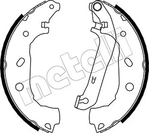 Piduriklotside komplekt METELLI 53-0138