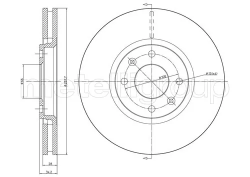 Piduriketas METELLI 23-0557C