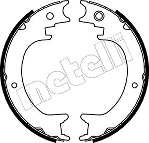 Piduriklotside komplekt, seisupidur METELLI 53-0389