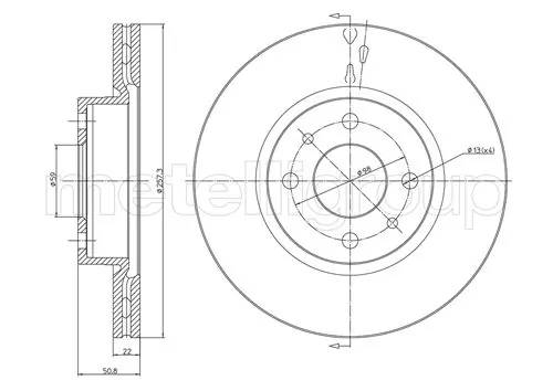 Piduriketas METELLI 23-0240