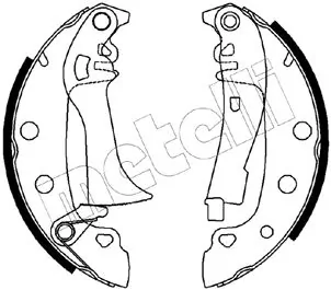 Piduriklotside komplekt METELLI 53-0555