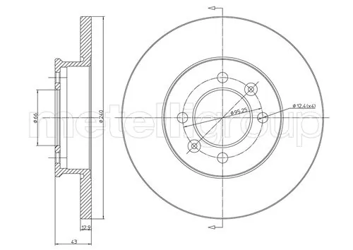 Piduriketas METELLI 23-0136