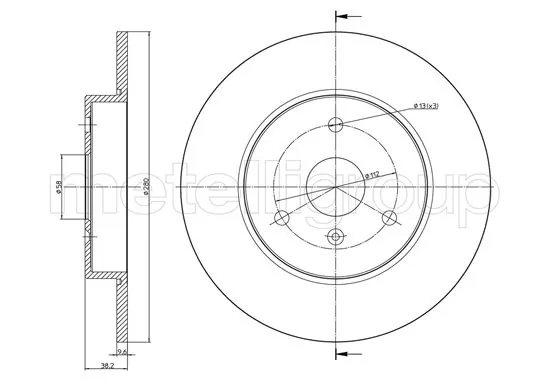 Piduriketas METELLI 23-0943C