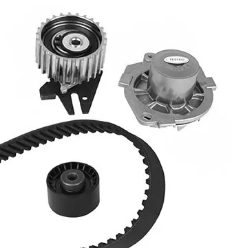 Veepump + hammasrihmakomplekt METELLI 30-0672-1