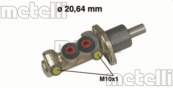 Peapiduri silinder METELLI 05-0125