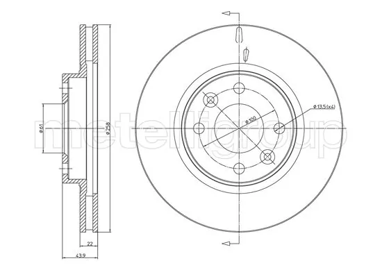 Piduriketas METELLI 23-1504C