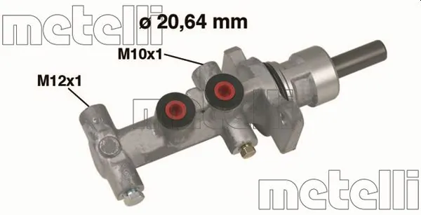 Peapiduri silinder METELLI 05-0553