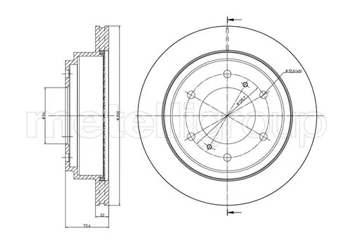 Piduriketas METELLI 23-0778C