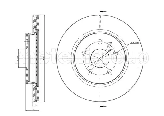 Piduriketas METELLI 23-1009C