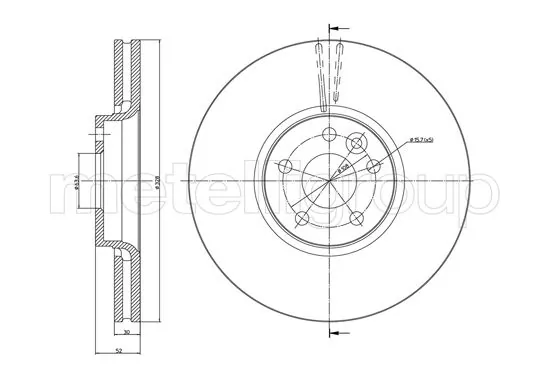 Piduriketas METELLI 23-1272C