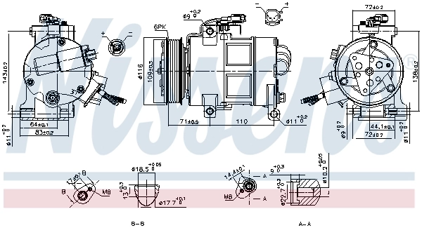 Kompressor, kliimaseade NISSENS 890249