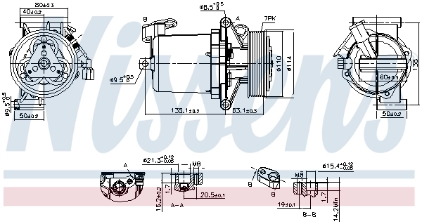 Kompressor, kliimaseade NISSENS 890172