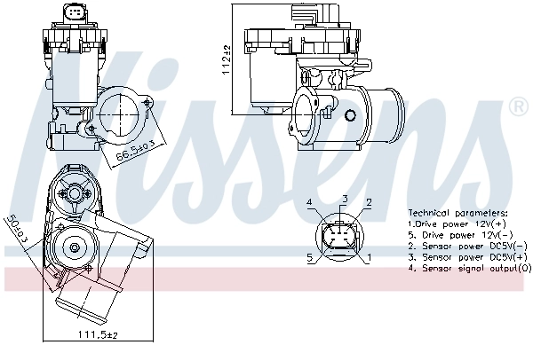 EGR-klapp NISSENS 98347