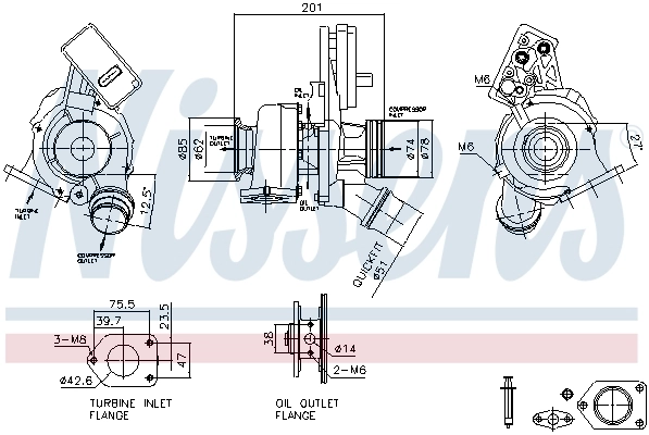Kompressor, ülelaadimine NISSENS 93519