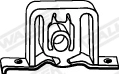Kinnitus, väljalaskesüsteem WALKER 80103