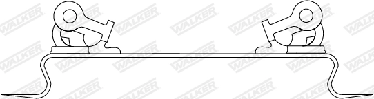 Kinnitus, väljalaskesüsteem WALKER 83521