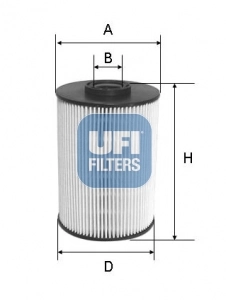 Kütusefilter UFI 26.037.00