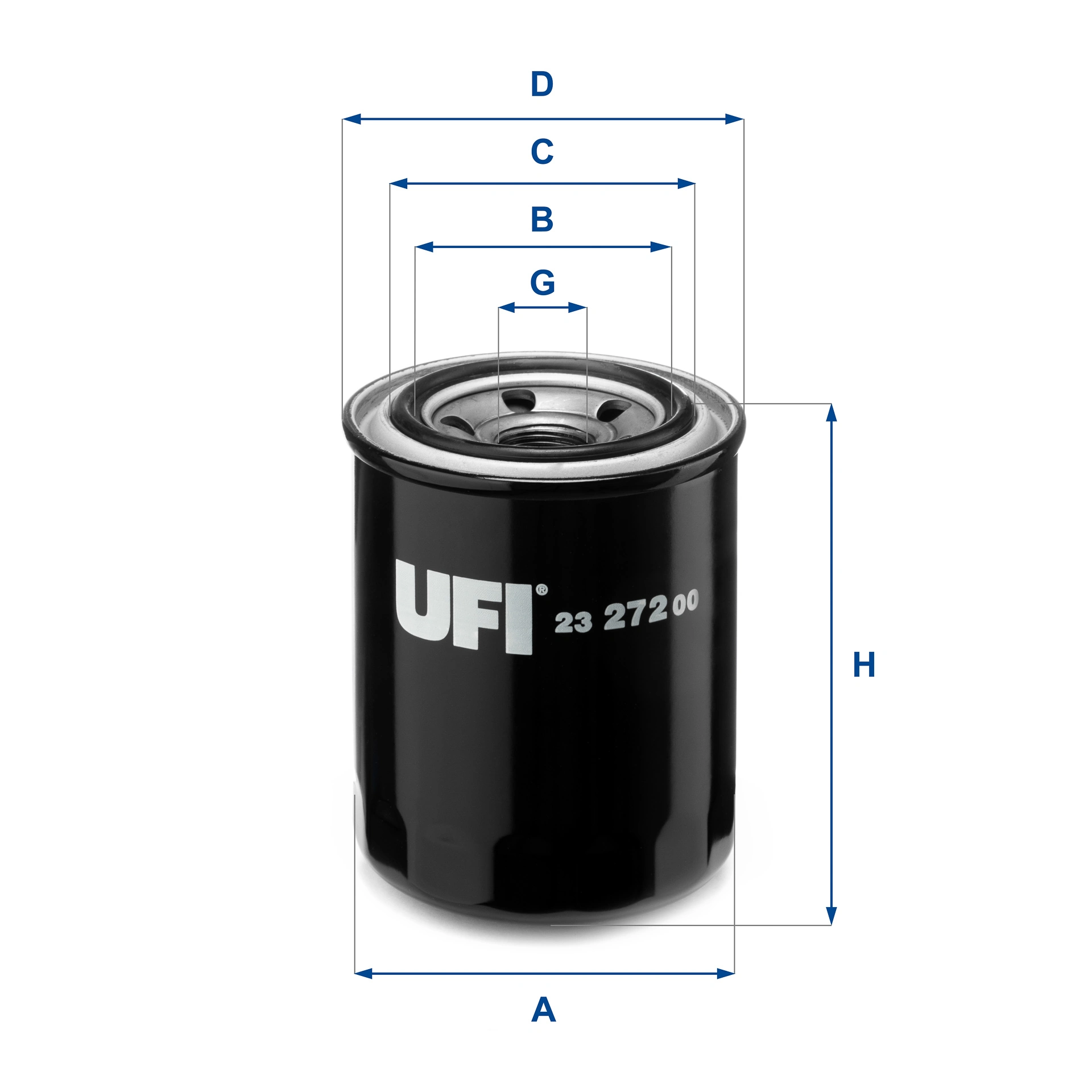 Õlifilter UFI 23.272.00