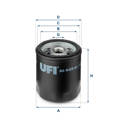 Õlifilter UFI 23.449.00